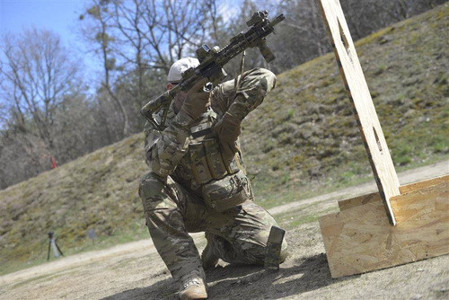 Direct Action - Kieszeń Cargo pod Plate Carrier Spitfire MK II Underpouch® - Adaptive Green - PC-SPUP-CD5-AGR