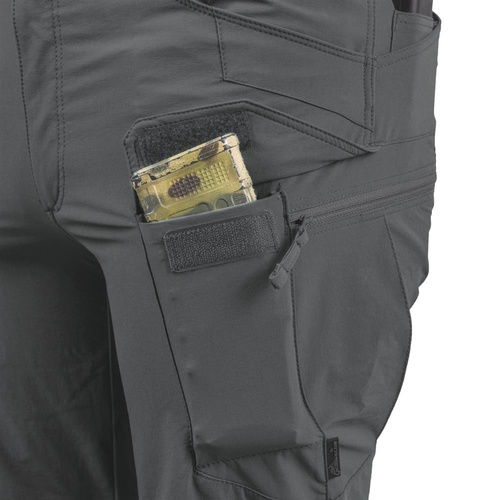 Helikon - Szorty taktyczne Outdoor Tactical Shorts® 11'' - VersaStretch® Lite - Ash Grey / Czarny - SP-OTK-VL-8501A