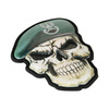M-Tac - Naszywka Czaszka w Berecie - PVC - 3D - Zielony - 5897