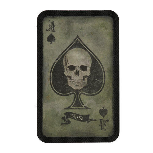M-Tac - Naszywka Ace of Spades - Morale Patch - Ranger Green / Czarna - 51101023