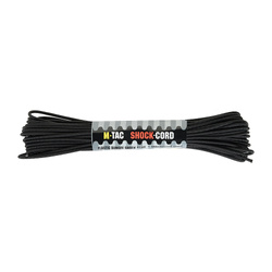 M-Tac - Elastyczna linka paracord Shock-Cord - 15 m - Czarna - 10280002