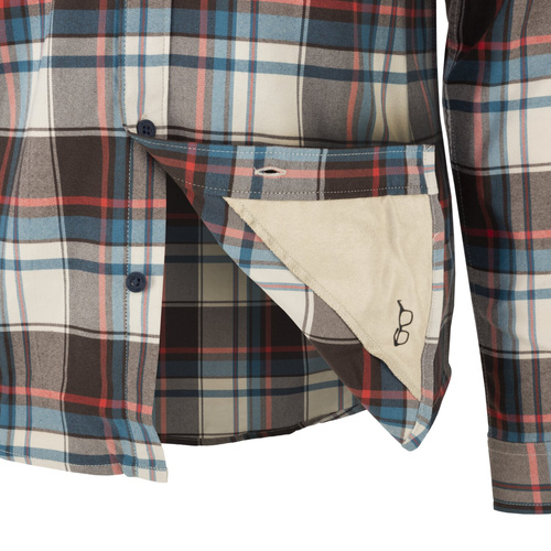 Helikon - Koszula z długim rękawem Greyman - Nylon Sorona Blend - True Grey Checkered - KO-GMN-NS-PW