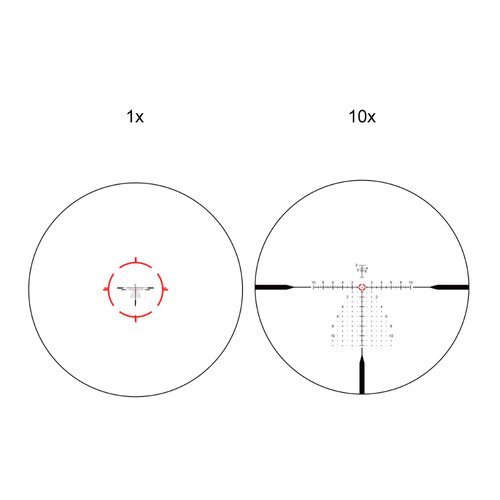 Vector Optics - Luneta biegowa Continental x10 1-10x28 - FFP - VET-RAR 2 - Czarny - SCFF-62