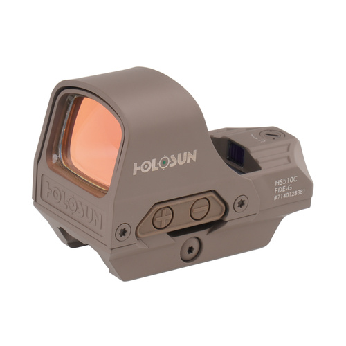 Holosun - Kolimator HS510C Multi Reticle - Green Dot - Solar Panel - FDE - HS510C-FDE-G