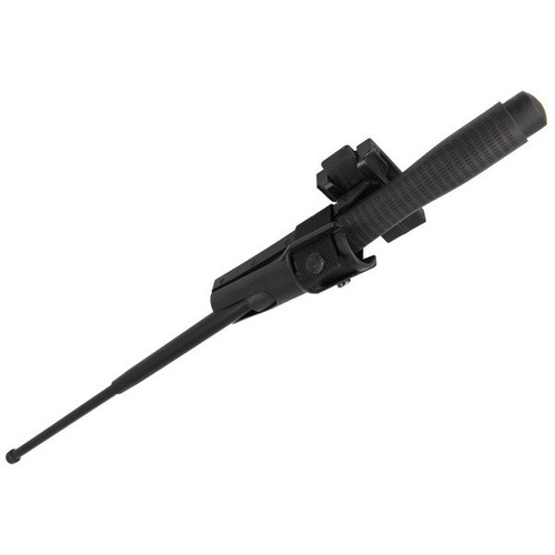 ESP - Hartowana pałka teleskopowa z kaburą - 23'' - Rękojeść ergonomiczna - Czarny - ExB-23HE BLK BH-55