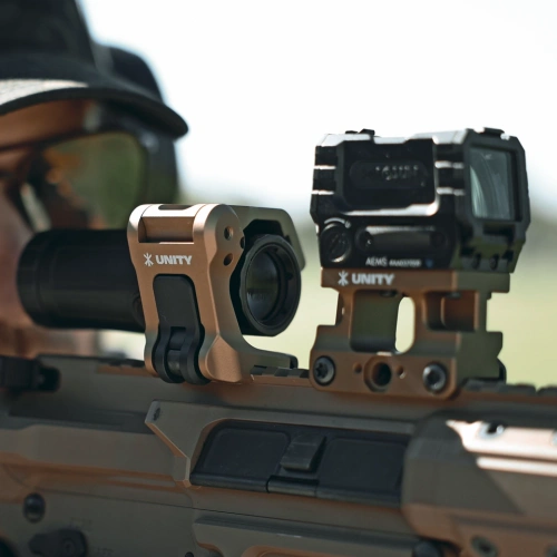 Unity Tactical - Montaż do powiększalnika FAST FTC Omni - QD - FDE - FST-OMF