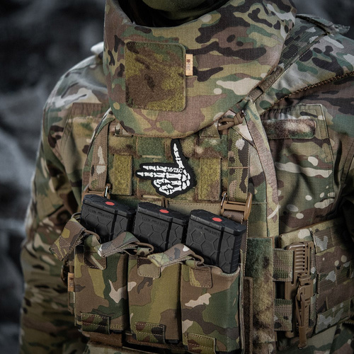 M-Tac - Naszywka Skeleton Shooter - Haft - Cordura 500D - Czarny - 51375002