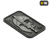 M-Tac - Naszywka Morale Patch - Molon Labe Ace 3D PVC - Szary - 51127011