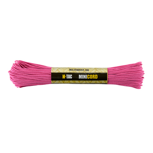 M-Tac - Paracord Minicord - 2 mm - 30 m - Różowy - MTC-MC30-NP