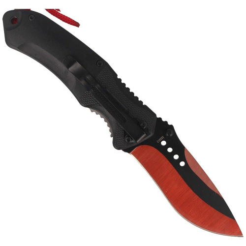 Herbertz Solingen - Nóż składany Red Drop Point 90 mm - 585012