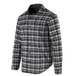 Helikon - Koszula z długim rękawem Greyman - Polyester Nylon Blend - Old-school Grey Plaid - KO-GMN-PN-2J