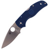 Spyderco - Nóż składany EDC Native 5 - Leaf-Shaped - FRN - CPM S110V - Dark Blue - C41DBL5