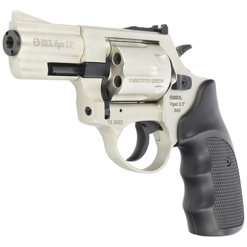 Ekol - Rewolwer hukowy BAS Viper 2,5" - .22 Long Blanc/6 mm Long - Satin