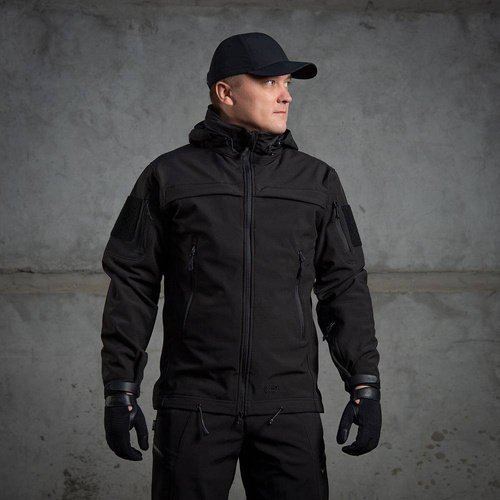 M-Tac - Softshell taktyczny Police - Czarny - 20203002