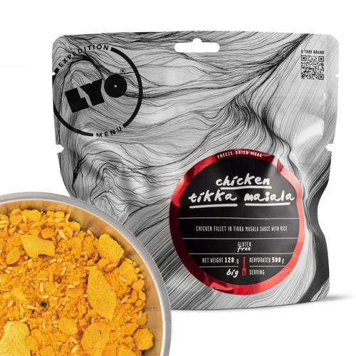 LyoFood - Liofilizowana racja żywnościowa Lyo Expedition - Kurczak Tikka Masala - 500 g