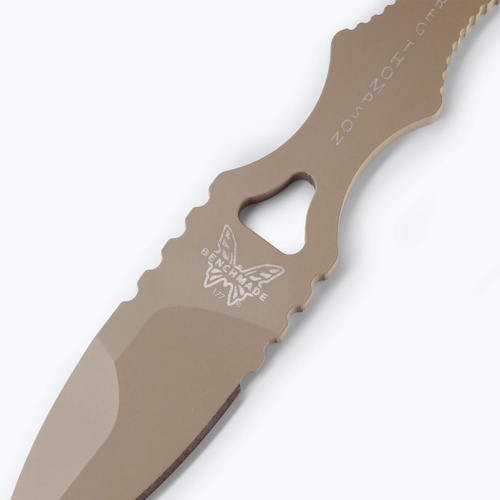 Benchmade - Nóż taktyczny Mini SOCP Dagger - Spear Point - 440C - Sand - 177SN