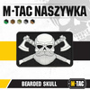 M-Tac - Naszywka 3D - Bearded Skull - Czarny / Biały - 51113236
