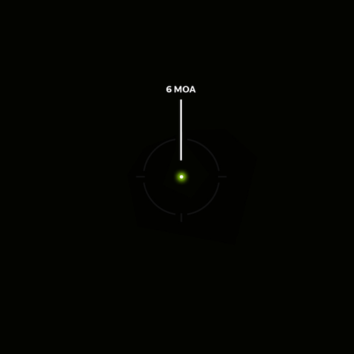 Holosun - Kolimator otwarty 407COMP - 6 MOA Green Dot - Shake Awake - Czarny - HE407COMP-GR-6