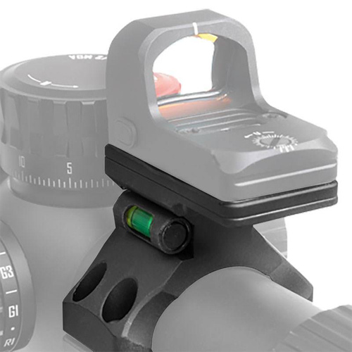 Leapers - Obejma do montażu Accu-Sync 34 mm z poziomicą i montażem MRDS - Czarna - MT-RTF4