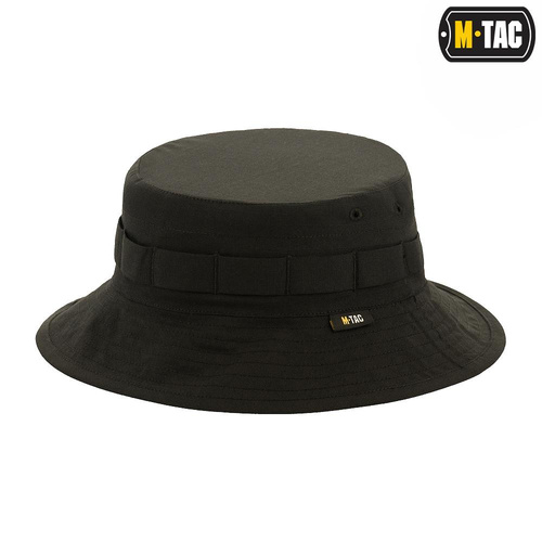 M-Tac - Kapelusz Boonie - Rip Stop - Czarny - 20405002