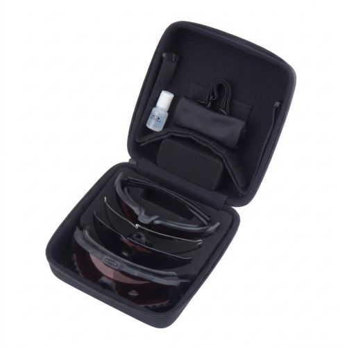 Oakley - Zestaw Operator Kit - Okulary balistyczne M Frame ALPHA - Gogle HALO - 4 wizjery - Czarny - OO9296-2344