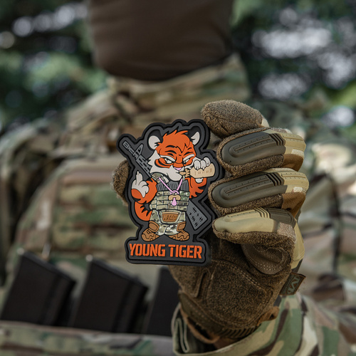 M-Tac - Naszywka Young Tiger - PVC - Pomarańczowa - 51506002