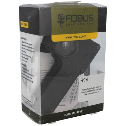 Fobus - Kabura Glock 17, 22, 31, S&W, Ruger - Płetwa Roto - Prawa - EM17 RT