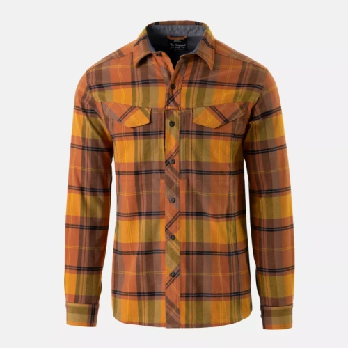 Helikon - Koszula z długim rękawem Defender Mk2 - Nylon Sorona Blend - Evening Pumpkin Plaid - KO-DF2-NS-2R