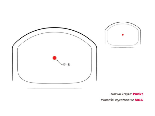Vortex Optics - Kolimator Razor z montażem Picatinny - 3 MOA / 6 MOA - RZR-2001/RZR-2003