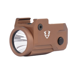 Vaide - Taktyczna latarka na pistolet Scrapper Subcompact - 500 lm - FDE - VAPL-02