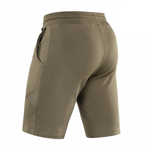 M-Tac - Szorty bawełniane Casual Fit - Dark Olive - 20077048