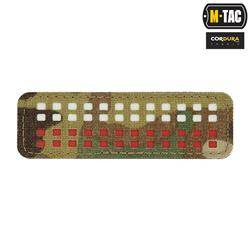 M-Tac - Naszywka Flaga Polski - Fluorescencyjna - Piksele - Laser Cut - Czerwony / MultiCam / Biały - 51005108