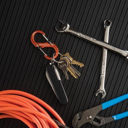 Nite Ize - Karabinek S-Biner® SlideLock® Aluminum #3 - Niebieski - LSBA3-03-R6