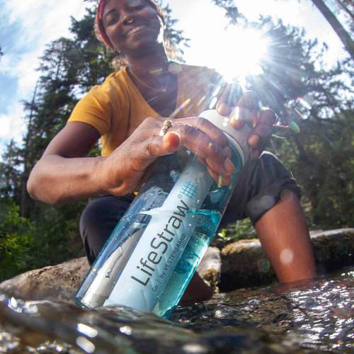 LifeStraw - Butelka filtrująca do wody Go - 0,65 L - Zielona