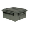 Fosco Industries - Skrzynia amunicyjna Utility Ammo Box Large - 28 L - Polimer - Zielony - 465205