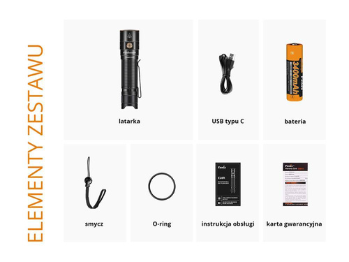 Fenix - Latarka akumulatorowa E28R - 1500 lm