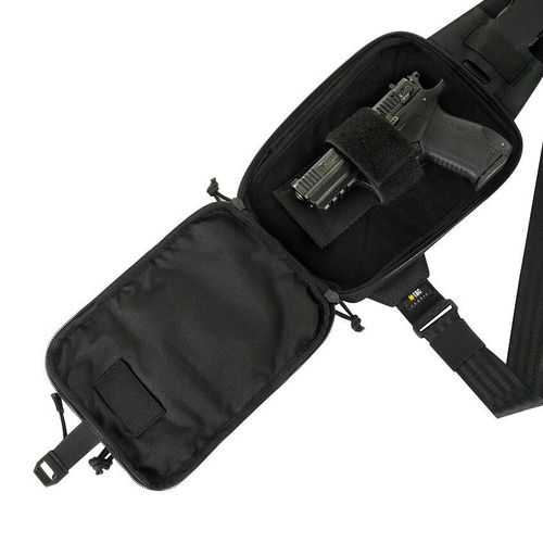 M-Tac - Torba Sling Pistol Bag Elite Hex z rzepem - Czarna - 51403002