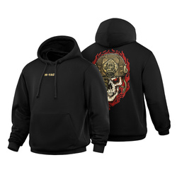 M-Tac - Bluza z kapturem Hoodie Worn to the Bone - Czarna - 20554002
