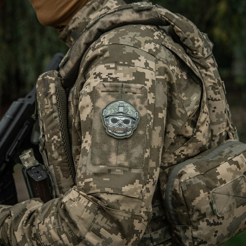 M-Tac - Naszywka Emoji №4 Wąsy - PVC 3D - Camo - 51353504