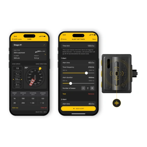 Shooters Global - Poziomica elektroniczna LED+LCD SG Pulse Pro - USB-C - Picatinny - Czarna