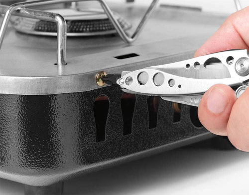 Multitool Leatherman Skeletool - 7 narzędzi - Srebrny - 830920