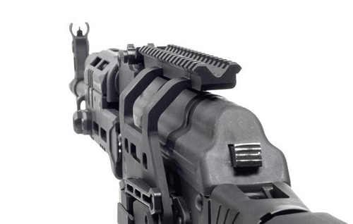 UTG - Boczny montaż z szyną Picatinny i M-LOK do AK - QD - Czarny - MT-UAK01