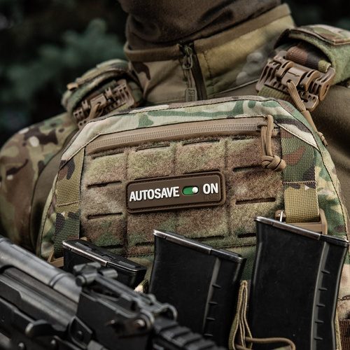 M-Tac - Naszywka Autosave PVC - 3D - Coyote - 51116705