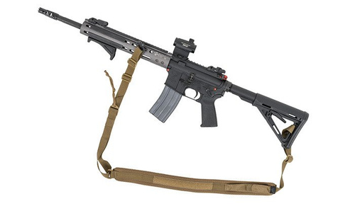 Helikon - Dwupunktowy pas do broni - Coyote Brown - ZW-RFS-PO-11