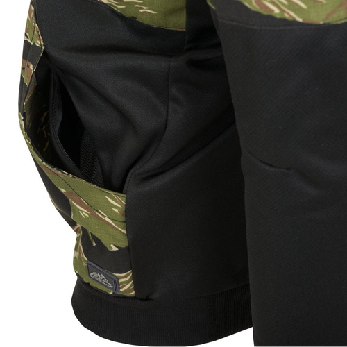 Helikon - Rozpinana bluza Rogue Hoodie Fullzip - RipStop - Czarny/MultiCam Black - BL-RHF-PO-010CA