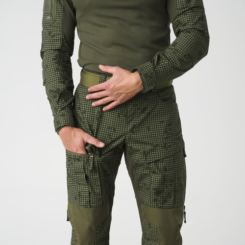 Helikon - Spodnie taktyczne MCDU - PolyCotton Stretch Ripstop - Olive Green/ERDL - SP-MCD-SP-1P02A