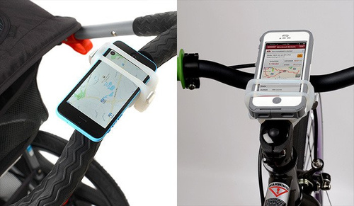 Nite Ize - Uchwyt na kierownicę roweru HandleBand Universal Smartphone Mount - Biały - HDB-02-R3