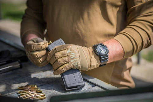 Helikon - Rękawice Taktyczne Range Tactical® - PenCott WildWood / Coyote - RK-RNG-PO-4511A