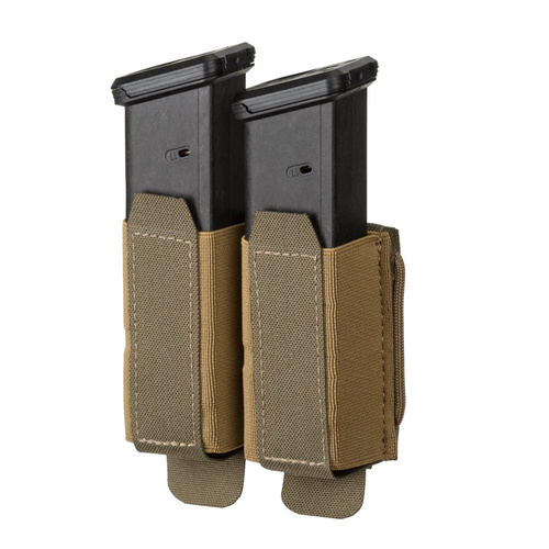 Direct Action - Ładownica podwójna na magazynki pistoletowe Slick Pistol Mag Pouch - Adaptive Green - PO-PTSL-CD5-AGR