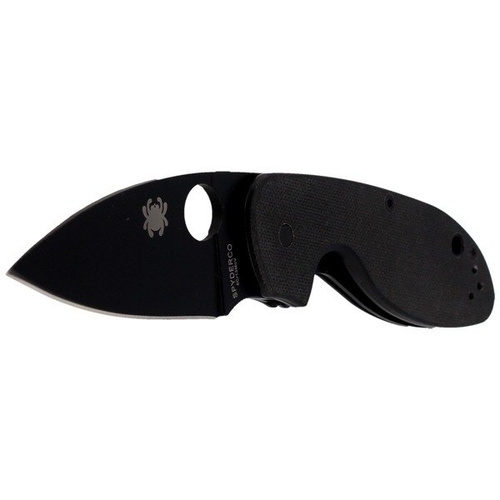 Spyderco - Nóż składany Efficient™ G-10 Black / Black Blade PlainEdge™ - C216GPBBK